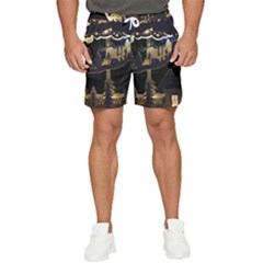 Christmas Advent Candle Arches Men s Runner Shorts by Amaryn4rt