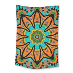 Color Abstract Pattern Structure Small Tapestry