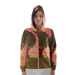 Cartoon Network Adventure Time Women s Hooded Windbreaker by Sarkoni