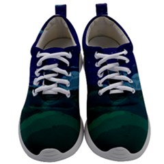 Adventure Time Cartoon Night Green Color Sky Nature Mens Athletic Shoes