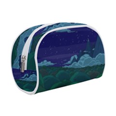 Adventure Time Cartoon Night Green Color Sky Nature Make Up Case (Small)