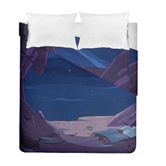Cartoon Character Wallpapper Adventure Time Beauty In Nature Duvet Cover Double Side (full/ Double Size)