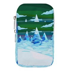 Frost Mountains Illustration Adventure Time Fantasy Art Landscape Waist Pouch (small)