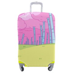 Red Mushroom Animation Adventure Time Cartoon Multi Colored Luggage Cover (medium) by Sarkoni