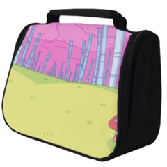 Red Mushroom Animation Adventure Time Cartoon Multi Colored Full Print Travel Pouch (big) by Sarkoni