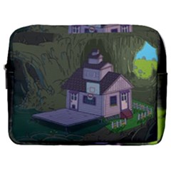 Purple House Cartoon Character Adventure Time Architecture Make Up Pouch (large) by Sarkoni