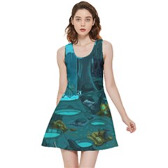 Waterfalls Wallpaper Adventure Time Inside Out Reversible Sleeveless Dress by Sarkoni