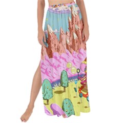 Adventure Time Multi Colored Celebration Nature Maxi Chiffon Tie-up Sarong