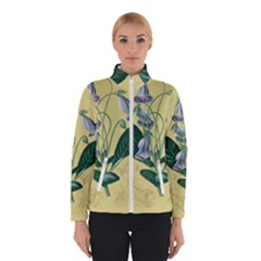 Botanical Plants Green Women s Bomber Jacket