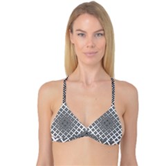 Background Pattern Halftone Reversible Tri Bikini Top by Pakjumat