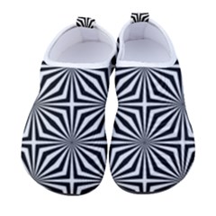 Background Pattern Halftone Black White Women s Sock-style Water Shoes by Pakjumat