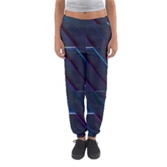 Glass Scifi Violet Ultraviolet Women s Jogger Sweatpants by Pakjumat