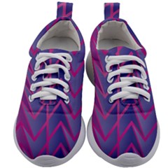 Geometric Background Abstract Kids Athletic Shoes by Pakjumat