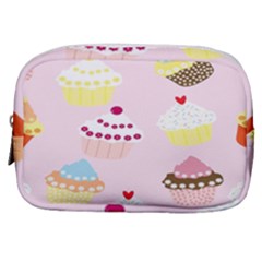 Cupcakes Wallpaper Paper Background Make Up Pouch (small) by Apen