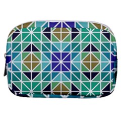 Mosaic Triangle Symmetry Make Up Pouch (small) by Apen