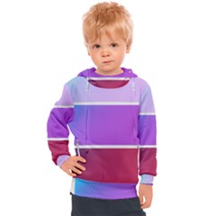 Pattern Banner Set Dot Abstract Kids  Hooded Pullover