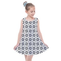 Ellipse Pattern Ellipse Dot Pattern Kids  Summer Dress