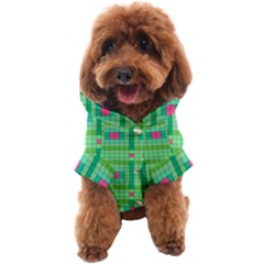 Checkerboard Squares Abstract Dog Coat by Apen