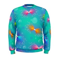 Non Seamless Pattern Blues Bright Men s Sweatshirt by Dutashop