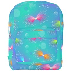 Non Seamless Pattern Blues Bright Full Print Backpack by Dutashop