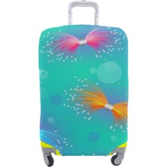 Non Seamless Pattern Blues Bright Luggage Cover (large)