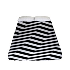 Zigzag Chevron Pattern Fitted Sheet (full/ Double Size)