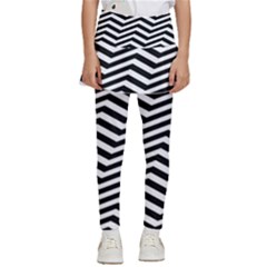 Zigzag Chevron Pattern Kids  Skirted Pants by Dutashop