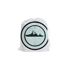 Ship Target Destroyer Warship Drawstring Pouch (small) by Pakjumat