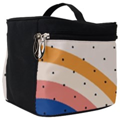 Retro Abstract Geometric Make Up Travel Bag (big)