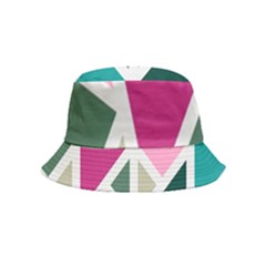 Pattern Geometric Decor Backdrop Bucket Hat (kids) by Modalart