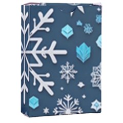 Snowflakes Pattern Playing Cards Single Design (rectangle) With Custom Box by Modalart