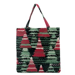 Christmas Trees Grocery Tote Bag by Modalart