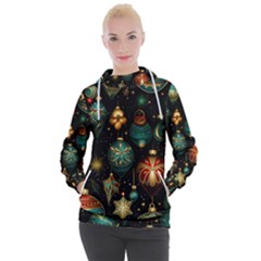 Christmas Ornaments Women s Hooded Pullover