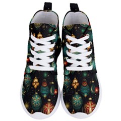 Christmas Ornaments Women s Lightweight High Top Sneakers