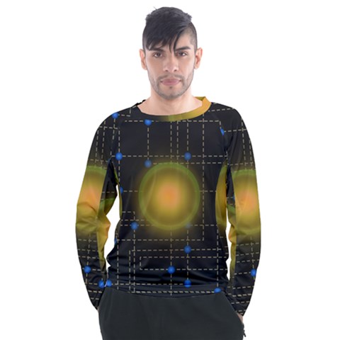 Technology System Men s Long Sleeve Raglan T-shirt by Modalart