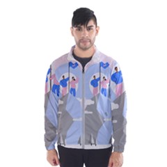 Achievement Success Mountain Clouds Men s Windbreaker by Modalart