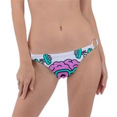 Brain Motivation Mental Activity Ring Detail Bikini Bottoms by Modalart