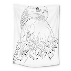 Eagle Birds Of Prey Raptor Medium Tapestry by Modalart
