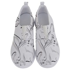 Dog Cat Domestic Animal Silhouette No Lace Lightweight Shoes by Modalart