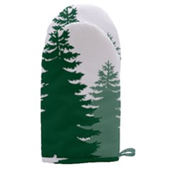 Pine Trees Spruce Tree Microwave Oven Glove by Modalart