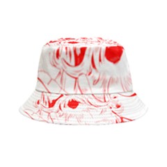 Santa Claus Red Christmas Inside Out Bucket Hat by Modalart