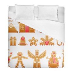 Gingerbread Food Snack Seasonal Duvet Cover (full/ Double Size) by Modalart