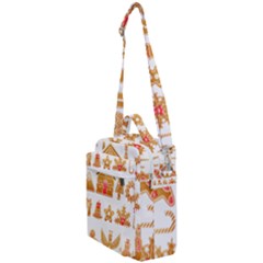 Gingerbread Food Snack Seasonal Crossbody Day Bag by Modalart