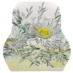 Thistle Alpine Flower Flower Plant Car Seat Back Cushion  by Modalart