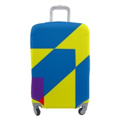 Colorful Red Yellow Blue Purple Luggage Cover (small)