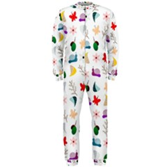 Snail Butterfly Pattern Seamless Onepiece Jumpsuit (men) by Bedest