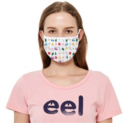 Snail Butterfly Pattern Seamless Cloth Face Mask (adult)