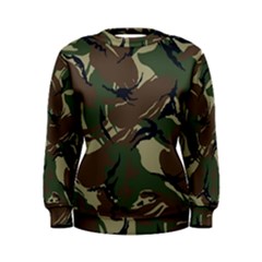 Camouflage Pattern Fabric Women s Sweatshirt