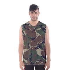 Camouflage Pattern Fabric Men s Basketball Tank Top by Bedest