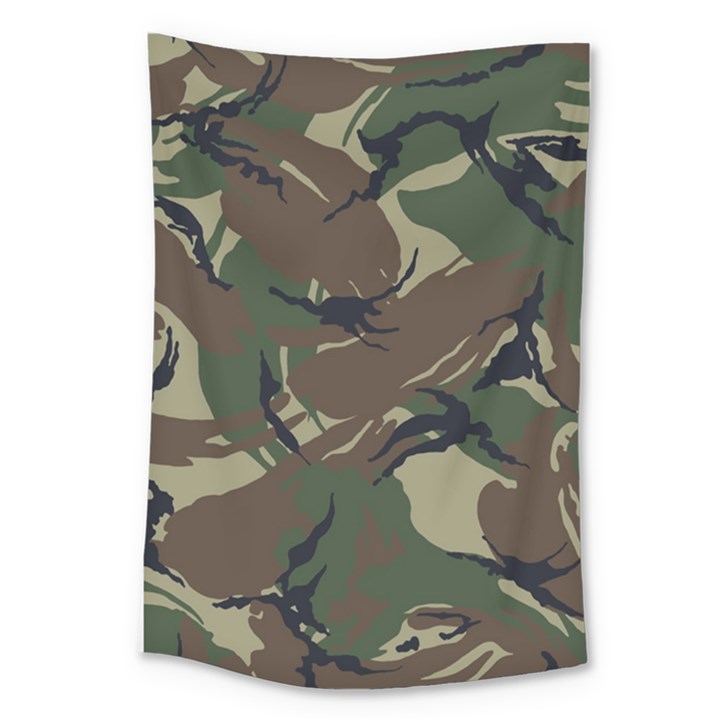 Camouflage Pattern Fabric Large Tapestry